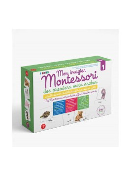 Mon Imagier Montessori Des Premiers Mots Arabes 1, (Dès 2ans)- كتابي مونتسوري المصور للكلمات العربية الاولى